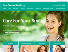 Tablet Screenshot of newessencedentistry.com